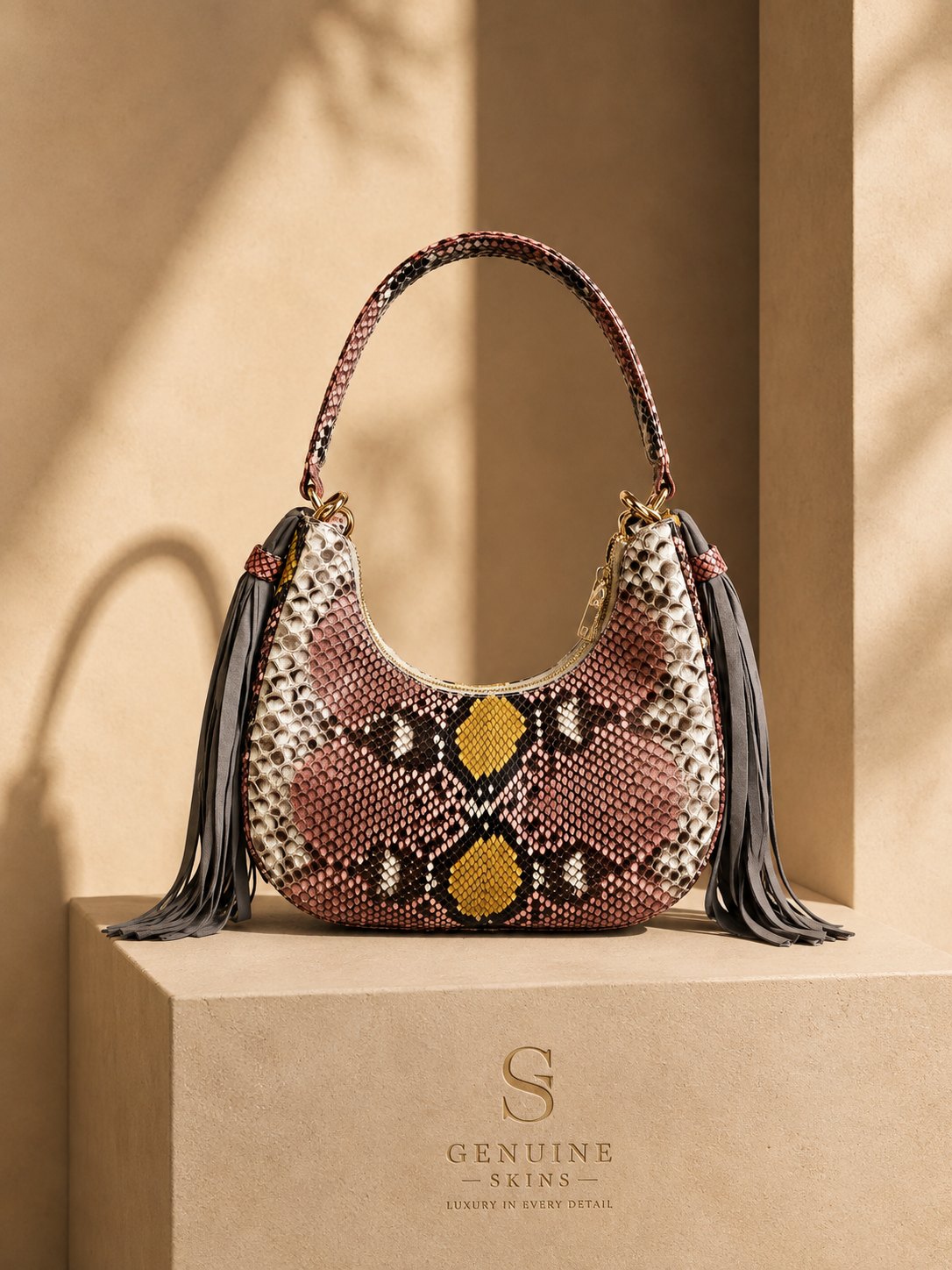 The Edition — hand-painted python bag by Genuine Skins